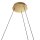 Steinhauer Pendelleuchte Ringlux Goldfarben 3676GO