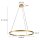 Steinhauer Pendelleuchte Ringlux Goldfarben 3676GO