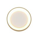 Steinhauer Deckenleuchte Ringlede Goldfarben 3690GO