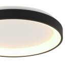 Steinhauer Deckenleuchte Ringlede Schwarz 3690ZW