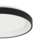 Steinhauer Deckenleuchte Ringlede Schwarz 3690ZW