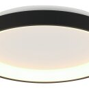 Steinhauer Deckenleuchte Ringlede Schwarz 3690ZW