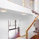 Steinhauer Deckenleuchte Ringlede Goldfarben 3691GO