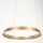 Steinhauer Pendelleuchte Ringlux Goldfarben 3692GO