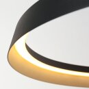 Steinhauer Pendelleuchte Ringlux Schwarz 3692ZW