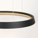 Steinhauer Pendelleuchte Ringlux Schwarz 3692ZW