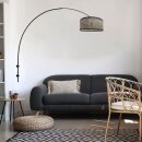 Steinhauer Wandleuchte Sparkled Light Schwarz 3695ZW