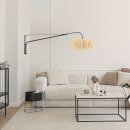Steinhauer Wandleuchte Elegant Classy Schwarz 3700ZW