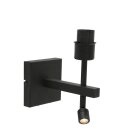 Steinhauer Wandleuchte Stang Schwarz 3701ZW