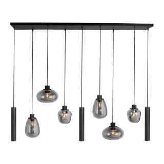 Steinhauer Pendelleuchte Reflexion Schwarz 3796ZW