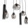 Steinhauer Pendelleuchte Reflexion Schwarz 3796ZW