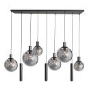 Steinhauer Pendelleuchte Bollique New Schwarz 3798ZW