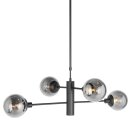Steinhauer Pendelleuchte Constellation Schwarz 3804ZW