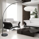 Steinhauer Stehleuchte Sparkled Light Schwarz 3807ZW