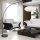 Steinhauer Stehleuchte Sparkled Light Schwarz 3807ZW