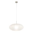 Steinhauer Pendelleuchte Sparkled Light Stahlfarben 3808ST