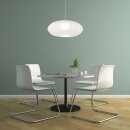 Steinhauer Pendelleuchte Sparkled Light Stahlfarben 3808ST