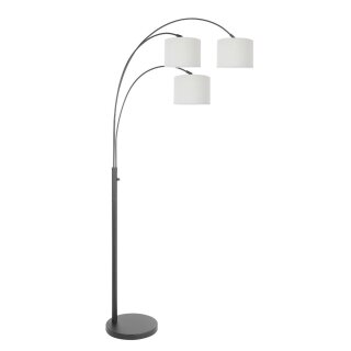 Steinhauer Stehleuchte Sparkled Light Schwarz 3825ZW
