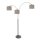 Steinhauer Stehleuchte Sparkled Light Schwarz 3826ZW