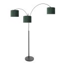 Steinhauer Stehleuchte Sparkled Light Schwarz 3827ZW