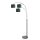 Steinhauer Stehleuchte Sparkled Light Schwarz 3827ZW