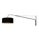Steinhauer Wandleuchte Elegant Classy Schwarz 3958ZW