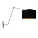 Steinhauer Wandleuchte Prestige Chic Stahlfarben 3985ST