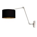 Steinhauer Wandleuchte Prestige Chic Stahlfarben 3985ST