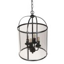 Steinhauer Pendelleuchte Pimpernel Schwarz 5972ZW