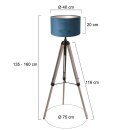 Steinhauer - Mexlite Stehleuchte Triek Schwarz 4102ZW