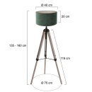 Steinhauer - Mexlite Stehleuchte Triek Schwarz 4104ZW