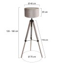 Steinhauer - Mexlite Stehleuchte Triek Schwarz 4106ZW
