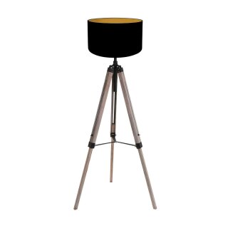 Steinhauer - Mexlite Stehleuchte Triek Schwarz 4107ZW