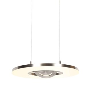 Steinhauer - Höhenverstellbare Pendelleuchte Soleil rund LED, drehbares Mittelteil.