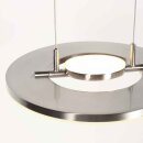 Steinhauer - Höhenverstellbare Pendelleuchte Soleil rund LED, drehbares Mittelteil.