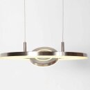 Steinhauer - Höhenverstellbare Pendelleuchte Soleil rund LED, drehbares Mittelteil.