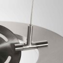 Steinhauer - Höhenverstellbare Pendelleuchte Soleil rund LED, drehbares Mittelteil.