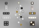 Lupia LED-Deckenleuchte Weiß, 1x 6 Watt, 450 Lumen, 2700 Kelvin, CRI>90, 3-Stufen-Dimmung 5001-1-8
