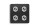 Lupia LED-Deckenleuchte Schwarz, 4x 6 Watt, 1800 Lumen, 2700 Kelvin, CRI>90, 3-Stufen-Dimmung 5005-4-55