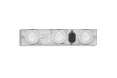 Lupia LED-Deckenleuchte Weiß, 3x 5 Watt, 990 Lumen, 2700 Kelvin, CRI>90, 3-Stufen-Dimmung 5023-3-8
