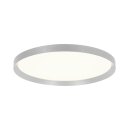Deckenleuchte Flady 40cm silber gebürstet, mit...