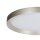 Deckenleuchte Flady 40cm silber gebürstet, mit indirektem Lichtanteil