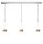 Oligo Pendelleuchte GRACE / 3 flammig / sichtbare Höhenverste G42-931-37-51 G42-931-37-51