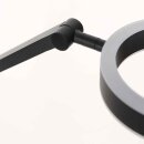 Steinhauer Schwarze Tischleuchte Ringlux 4139ZW 1000 Lumen