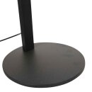 Steinhauer Schwarze Tischleuchte Ringlux 4139ZW 1000 Lumen