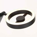 Steinhauer Schwarze Tischleuchte Ringlux 4139ZW 1000 Lumen