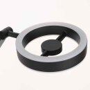 Steinhauer Schwarze Tischleuchte Ringlux 4139ZW 1000 Lumen