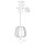 Steinhauer AN hangl. 1-l. fabric shade 25*23cm