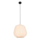 Steinhauer AN hangl. 1-l. fabric shade 28*26cm