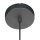 Steinhauer AN hangl. 1-l. fabric shade 28*26cm